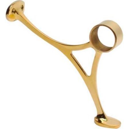LAVI INDUSTRIES Lavi Industries, Combination Bracket, for 1.5" Tubing, Polished Brass 00-400/1H